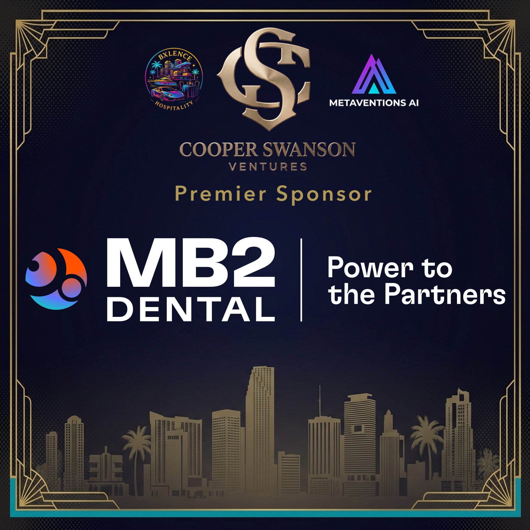 MB2 Dental — Premier Sponsor Backdrop
