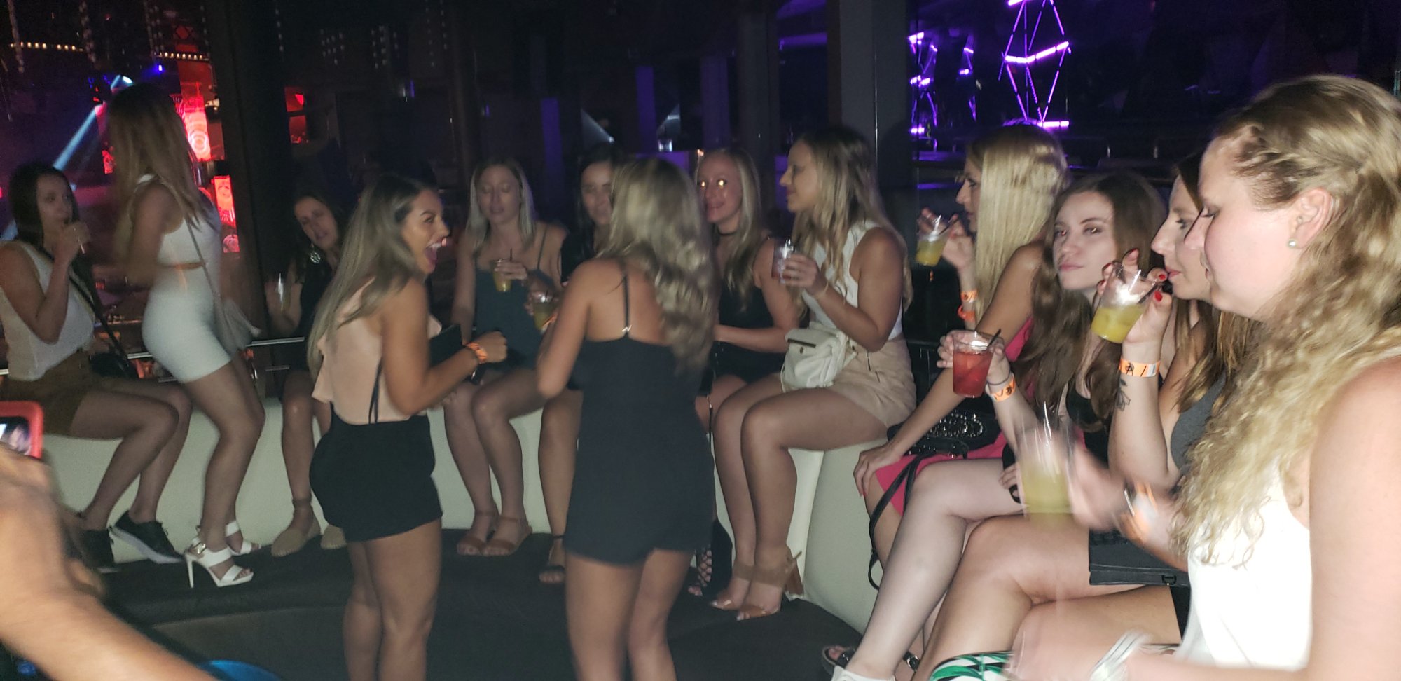 Miami nightclub — VIP group