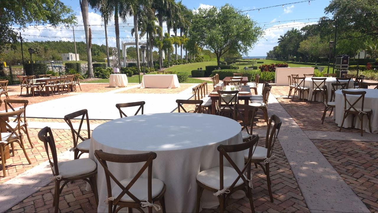 Ceremony seating — ocean view, Palmetto FL