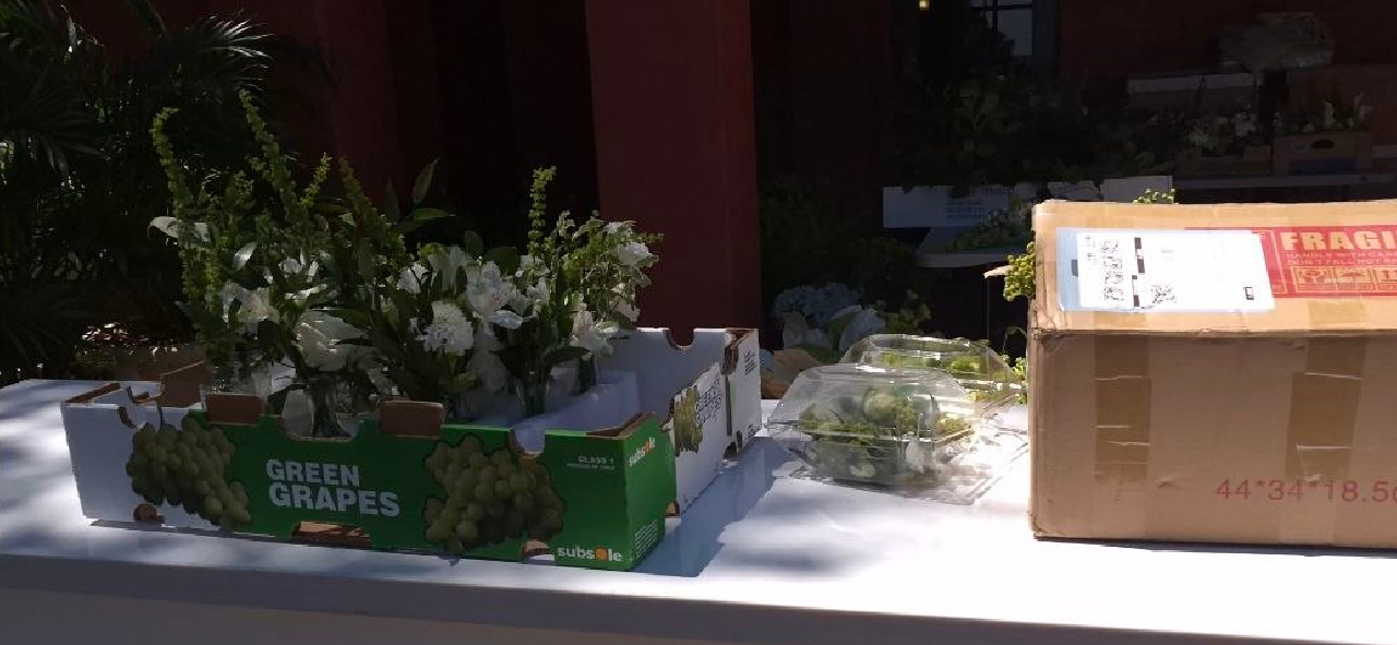 Floral preparation — behind the scenes