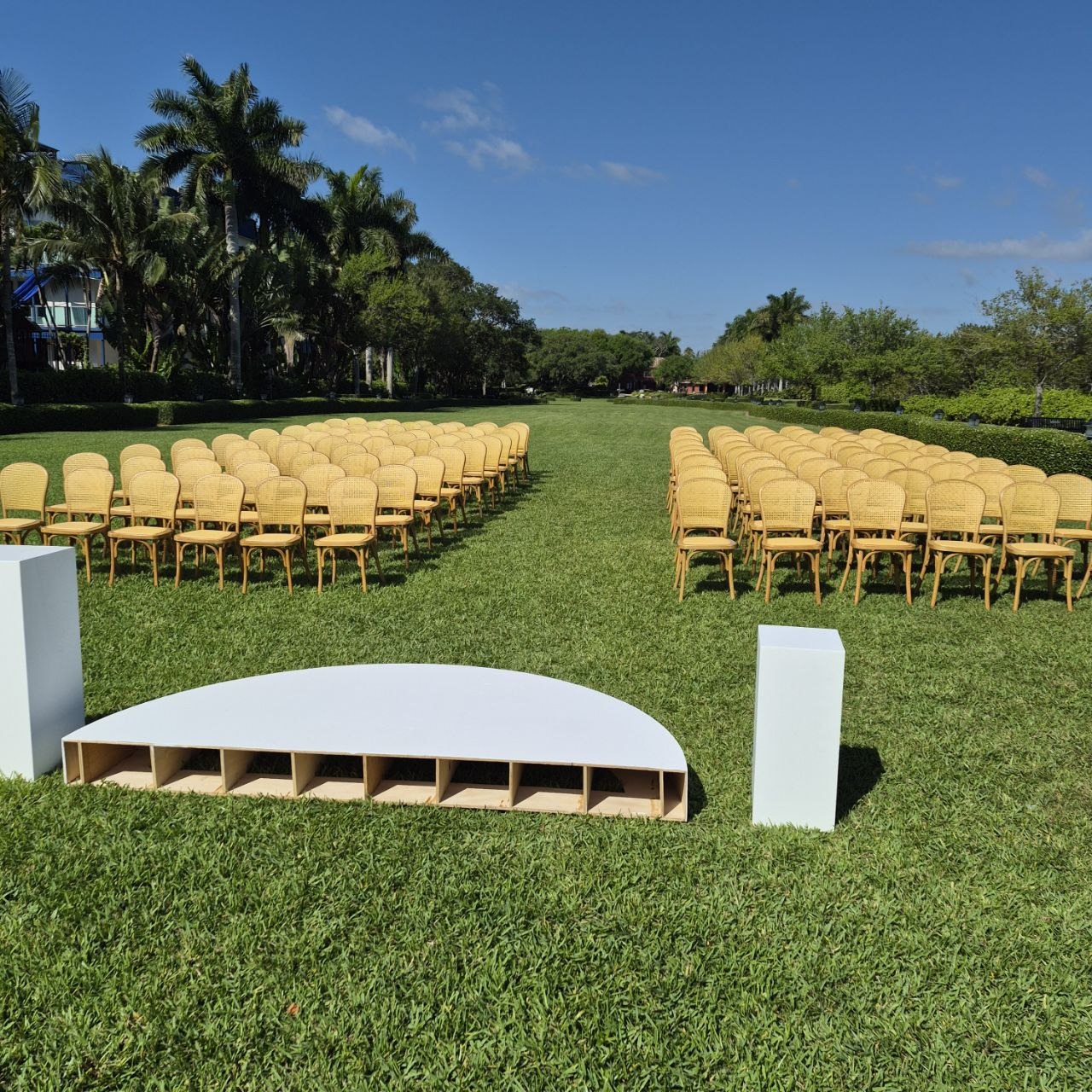 Wedding production setup — Palmetto, Florida